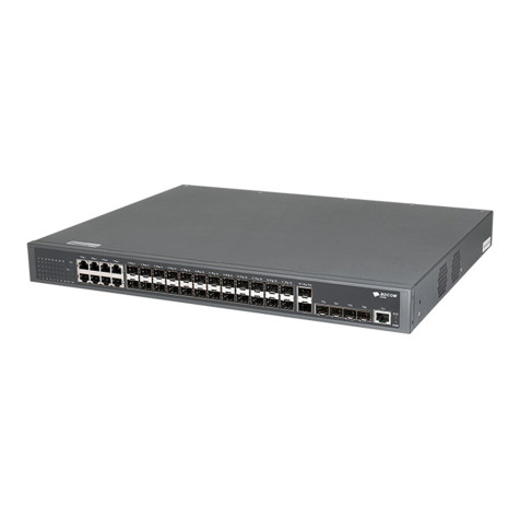 BDCOM S3900-24S8T6X 24-Port Gigabit SFP 8-Port Gigabit RJ45 with 6-Port 10G SFP+ L3 Stackable Managed Switch