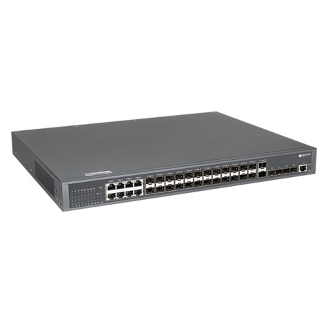 BDCOM S3900-24S8T6X 24-Port Gigabit SFP 8-Port Gigabit RJ45 with 6-Port 10G SFP+ L3 Stackable Managed Switch