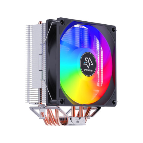 Snowman C400 Double FAN 120mm 4 Heat-Pipes Tower Heatsink CPU RGB Cooling FAN
