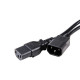 Power Extension Cable 0T736H – (6FT, 250V, 13A, C13 to C14) High-Quality Cord for Servers & IT Equipment