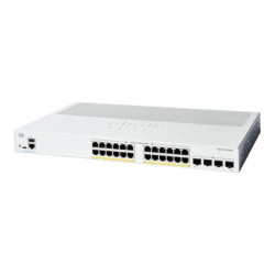 Cisco C1300-24P-4G 24-Port Gigabit PoE+ Managed Switch with 4 Gigabit SFP Uplink Ports