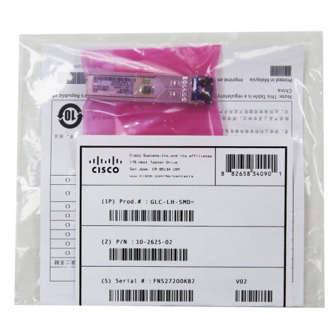 Cisco GLC-LH-SMD 1000BASE-LX/LH SFP Cisco GLC-LH-SMD 1000BASE-LX/LH SFP