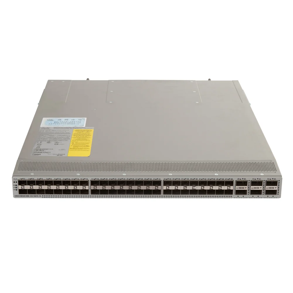 Cisco Nexus 9300 N9K-C93180YC-EX 48x 10/25GbE SFP28 + 6x 100GbE