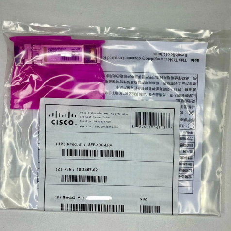 Cisco 10GBase-LR SFP Module SFP-10G-LR Cisco 10GBase-LR SFP Module SFP-10G-LR