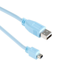 Genuine Cisco Console Cable 6 ft USB A to USB Mini-B for 900 Routers & 3010 Switches Genuine Cisco Console Cable 6 ft USB A to USB Mini-B for 900 Routers & 3010 Switches