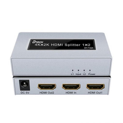Dtech DT-7142A(MS) HDMI Splitter Support 4K 1:2