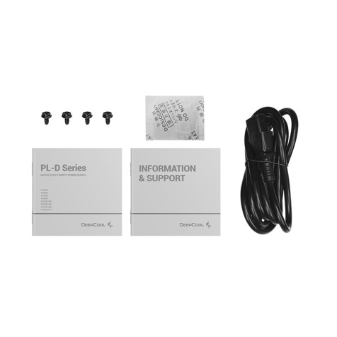 DeepCool PL550D 550 Watt Non-Modular 80 Plus Bronze ATX 3.0 Power Supply