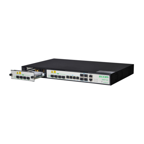 ECOM E08EP-4S+ 8-Port EPON OLT with 4 PON Card