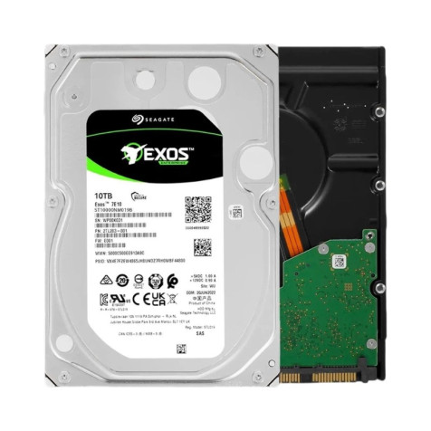 Seagate Exos 7E10 10TB 7200RPM 3.5" SAS 12Gb/s Enterprise HDD