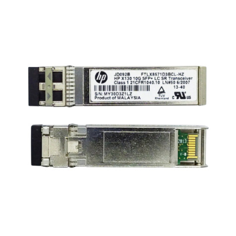 HP JD092B X130 10G SFP+ LC SR Transceiver