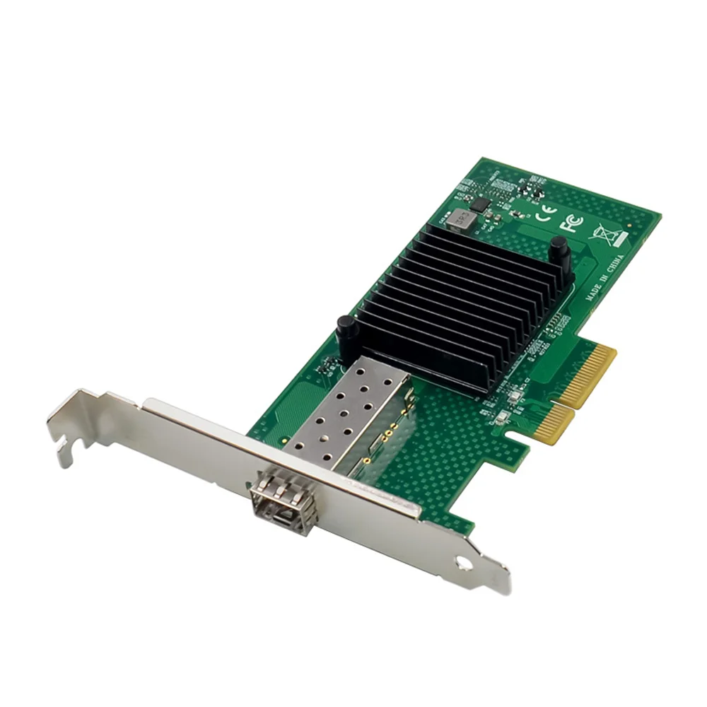 Intel X520DA1 PCIe x4 10G SFP+ Fiber-Optic Server NIC – High-Speed