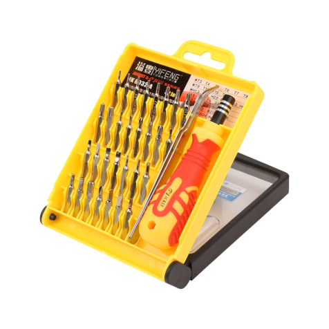 Jackly JK 6032-A Multi-Functional 32 in 1 Small Hand Combination Screw Driver Tools Kit