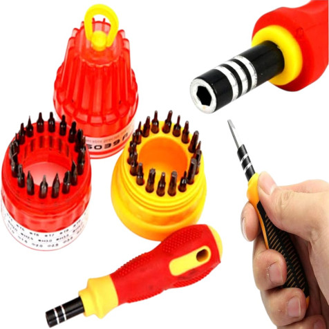 JACKLY JK-6036A 31-in-1 Multi-Function Precision Magnetic Tool Kit Screwdriver Set