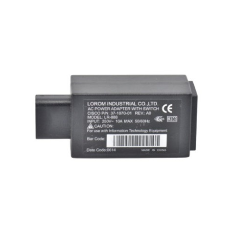 Cisco LR-888 Switched AC Adapter PN 37-1070-01 – 250 V 10 A C13/C14 Power Module