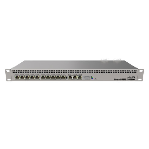 Mikrotik RB1100AHx4 13x Gigabit Ports 4 Core 1U Rackmount Ethernet Router Mikrotik RB1100AHx4 13x Gigabit Ports 4 Core 1U Rackmount Ethernet Router