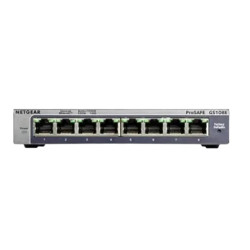 Netgear GS108E 8-Port Gigabit Plus Managed Desktop Switch