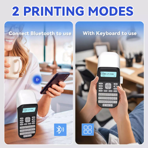 OTECH LT-110H Bluetooth Label Maker With QWERTY Keyboard