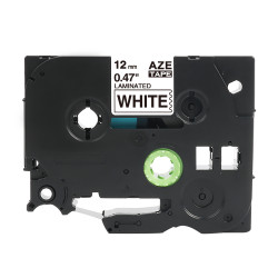 Otech TZE-231 ( 12mm X 8M) Laminated Black on White Tape Cartridge