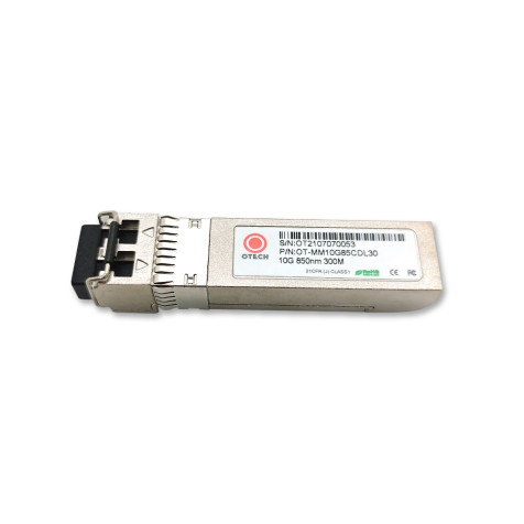 OTECH 10G SFP+ Module 850nm (SR) LC Duplex (Multi-Mode) 300 Meter OTECH 10G SFP+ Module 850nm (SR) LC Duplex (Multi-Mode) 300 Meter