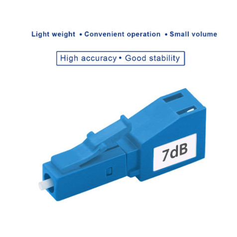 Otech 7dB Fiber Optic Attenuator LC/UPC Male to Female SM Otech 7dB Fiber Optic Attenuator LC/UPC Male to Female SM