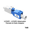 Otech 7dB Fiber Optic Attenuator LC/UPC Male to Female SM Otech 7dB Fiber Optic Attenuator LC/UPC Male to Female SM
