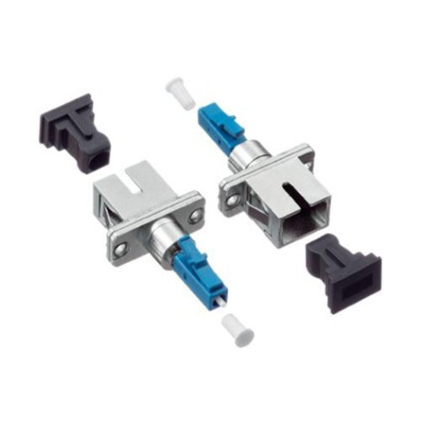 OTECH LC/UPC Male to SC/UPC Female Hybrid Fiber Optical Adapter