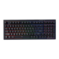 PC POWER Black Knight Silent-98 Gaming Wired Keyboard
