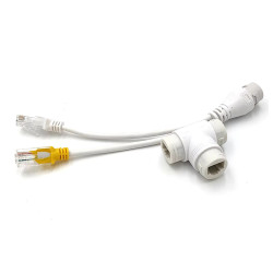 PoE Spilter 1-To-2 Saving Cable Three-way RJ45 Connector