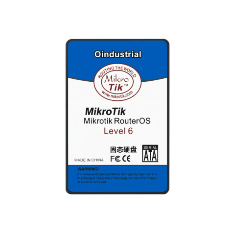 MikroTik 2.5in SATA 8GB SSD Legacy x86 RouterOS 64bit License (Pre-Install) Level 6