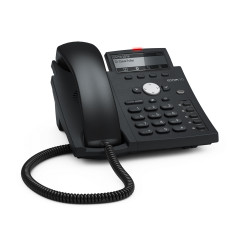 SNOM D305 4-SIP PoE Desk Black IP Phone Set without Adapter