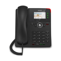 SNOM D717 6-SIP PoE Desk Black IP Phone Set