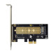 OTECH OT-ST597 PCIe x1 Single-Port M.2 M Key 2280 NVMe SSD Extended Card