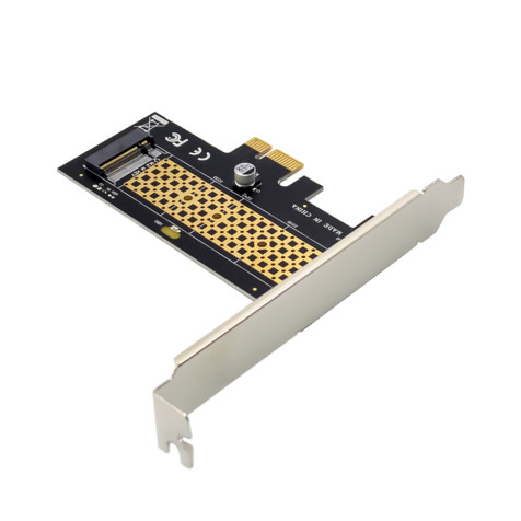 OTECH OT-ST597 PCIe x1 Single-Port M.2 M Key 2280 NVMe SSD Extended Card