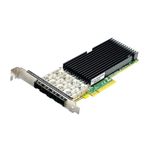 Silicom PE310G4SPI9L-XR-CX3 10GbE Quad Port PCI Express SFP+ Network ...
