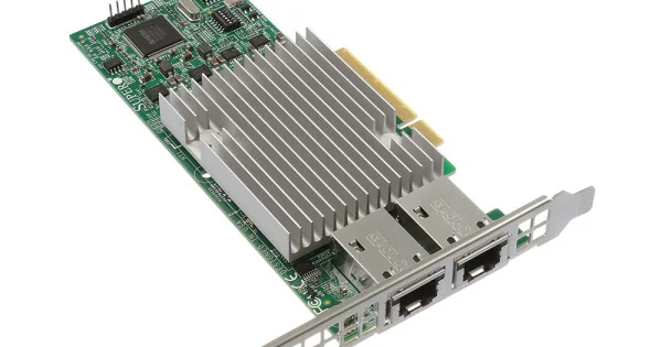 Supermicro AOC-STG-i2T Rev. 2.01 PCIe x8 Dual RJ45 10GbE Network