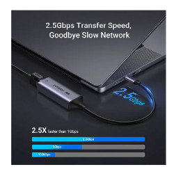 UGREEN CM648 25052USB-C to RJ45 2.5G Ethernet Adapter