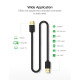 Ugreen US102 USB 2.0 Male to Male Cable 1.5M (Black) 