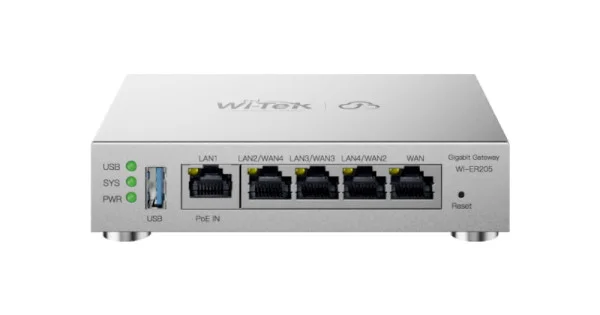 Wi-Tek WI-ER205 Cloud Managed Gigabit Router with 32 AP Controller