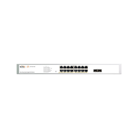 Wi-Tek WI-PCES318GF V2 16x 10/100/1000Mbps RJ45 Ports, 2x 1000Mbps SFP Cloud Easy smart PoE switch