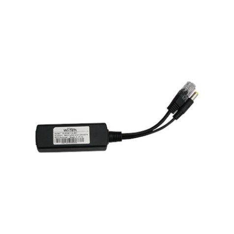 Wi-Tek WI-POE11S-48V PoE Splitter 1x 100 Mbps PoE input with 802.3 af/at 30W DC Output 12V 2A