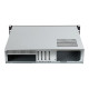 OTECH 2U 19in X26RM Heavy-Duty Silver Black Rack Mount Case