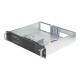 OTECH 2U 19in X26RM Heavy-Duty Silver Black Rack Mount Case