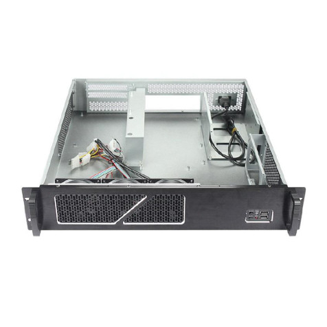 OTECH 2U 19in X27RM Industrial Server Full ATX Rack Mount Black Case