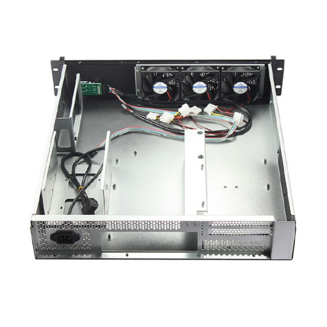 OTECH 2U 19in X27RM Industrial Server Full ATX Rack Mount Black Case