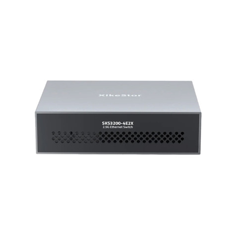 XikeStor 4-Port 2.5G & 2-Port 10G Simple L2 Smart Managed Ethernet Network Switch