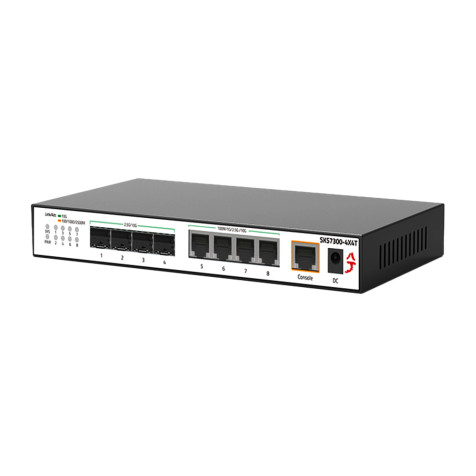 XikeStor 8-Port 10G SFP+ 4x10G SFP+ 4x10GBase-T RJ45 L2 Managed Ethernet Network Switch