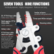 Signal Fire ZSQ-09 New 9 in 1 Optical Fiber Stripper Optic Miller Scissors Wire Pliers