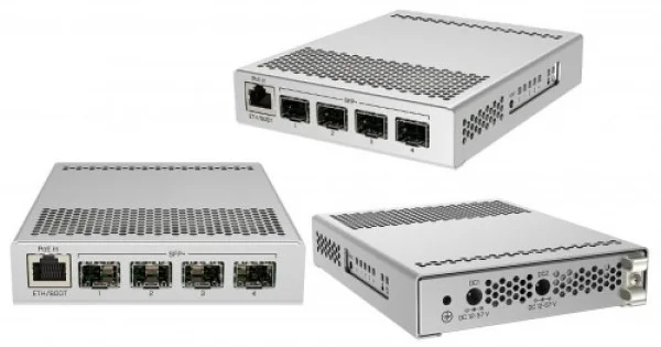 MikroTik CRS305-1G-4S+IN – Compact 10G SFP+ Cloud Router Switch